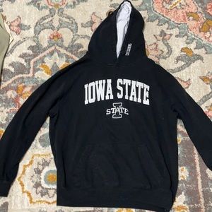 Iowa state men’s large hoodie black and white